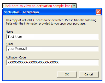 Activation sample image